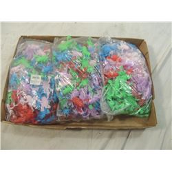 100s PLASTIC JUMPING FROGS
