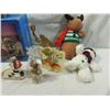 Image 2 : BOX LOT ASSORTED CHRISTMAS HOLIDAY DECOR