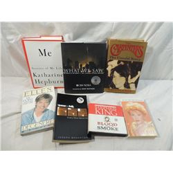 LOT 7 ASSORTED HOLLYWOOD STARS BOOKS