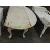 Image 3 : SHABBY CHIC VINTAGE WHITE DROP SIDE COFFEE TABLE