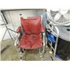 Image 1 : LOT 2 VINTAGE WHEELCHAIR & WALKER