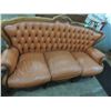 Image 1 : VINTAGE VICTORIAN LEATHER SOFA