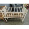 Image 1 : VINTAGE WOODEN CRIB CRADDLE