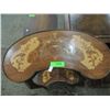 Image 2 : ANTIQUE KIDNEY SHAPE DETAIL INLAY SIDE TABLE