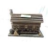 Image 1 : LOG CABIN BIRDHOUSE BOX