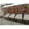 Image 1 : LOT 5 FLEMISH FARM STYLE DINING CHAIRS