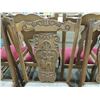 Image 2 : LOT 5 FLEMISH FARM STYLE DINING CHAIRS