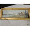 Image 3 : LOT 5 ANTIQUE FRAMED PAINTINGS WATERCOOLOR