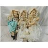 Image 1 : LOT 3 VINTAGE PORCELAIN BABY DOLLS