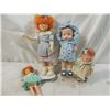 Image 1 : LOT 4 VINTAGE ANNIE? AND EFFENBEE DOLLS