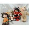 Image 1 : LOT 4 HALLOWEEN DRESS UP DOLLS