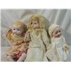 Image 1 : LOT 3 VINTAGE PROCELAIN BABY DOLLS
