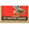 Image 4 : 1942 World War II "Fly With The Marines" Poster