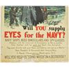 Image 3 : World War I "The Eyes For The Navy" Poster