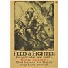 Image 1 : World War I "Feed A Fighter, Waste Nothing" Poster