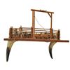 Image 4 : Texas Folk Art Cow Pen Horn Shelf