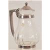 Image 1 : Union Pacific Railroad Silver/Glass Water Pitcher
