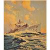 Image 3 : WWII "U.S.S. Farragut Flying Steel" Navy Poster