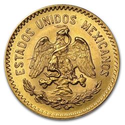 1945 Mexico Gold 10 Pesos AGW .2411 BU