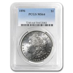 1896 Morgan Dollar MS-64 PCGS