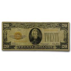 1928 $20 Gold Certificate VG