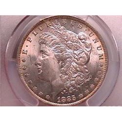 1885-O Morgan Dollar Ch MS64 PCGS