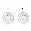 Image 1 : 14KT White Gold 2.81ctw Diamond Earrings