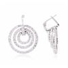 Image 2 : 14KT White Gold 2.81ctw Diamond Earrings