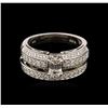 Image 1 : 1.58ctw Diamond Wedding Ring Set - 14KT White Gold