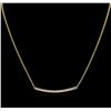 Image 1 : 14KT Yellow Gold 0.84ctw Diamond Necklace