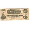 Image 1 : $100 1862 Richmond Virginia Confederate States of America Large Note