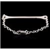 Image 2 : 14KT White Gold 0.26ctw Diamond Bracelet