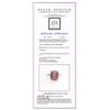 Image 3 : 4.21ct Pink Tourmaline and Diamond Ring - 14KT White Gold