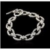 Image 1 : 18KT White Gold 2.64ctw Diamond Bracelet