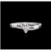 Image 1 : 10KT White Gold 0.31ctw Diamond Ring