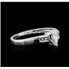 Image 2 : 10KT White Gold 0.31ctw Diamond Ring