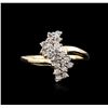 Image 1 : 14KT Yellow Gold 0.50ctw Diamond Ring