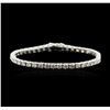 Image 1 : 14KT White Gold 6.90ctw Diamond Tennis Bracelet