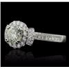 Image 2 : 18KT White Gold 2.09ctw Diamond Ring