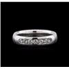 Image 1 : 0.40ctw Diamond Ring - Platinum
