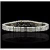 Image 1 : 18KT White and Yellow Gold 8.15ctw Diamond Bracelet