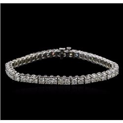 8.30ctw Diamond Tennis Bracelet - 14KT White Gold