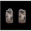 Image 1 : 2.04ctw Diamond Earrings - 18KT White Gold
