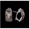 Image 2 : 2.04ctw Diamond Earrings - 18KT White Gold