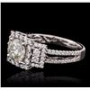 Image 2 : 18KT White Gold 2.19ctw Diamond Ring