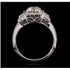 Image 3 : 18KT White Gold 2.19ctw Diamond Ring