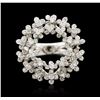 Image 1 : 14KT White Gold 1.32ctw Diamond Ring