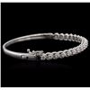 Image 2 : 14KT White Gold 1.33ctw Diamond Bracelet