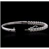 Image 3 : 14KT White Gold 1.33ctw Diamond Bracelet