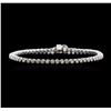 Image 1 : 14KT White Gold 1.87ctw Diamond Tennis Bracelet